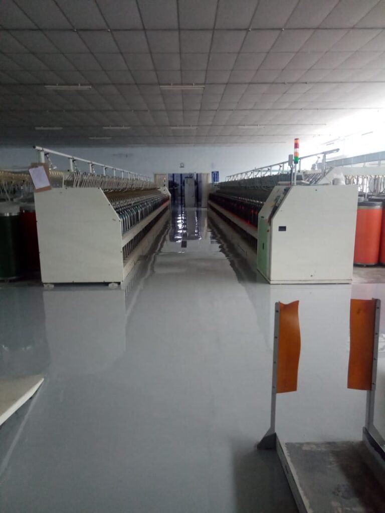 Textile and garments industrial flooring