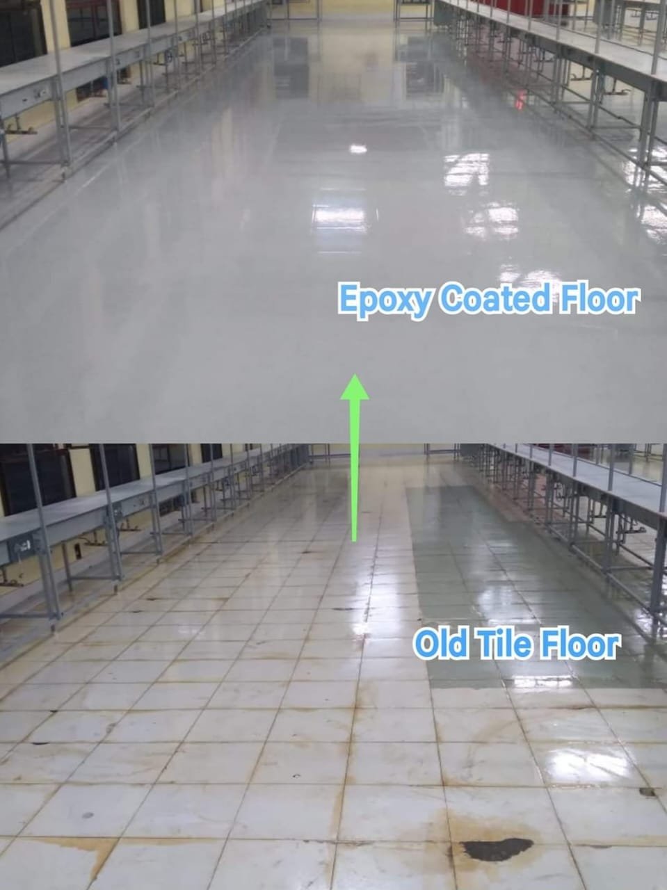 CAN EPOXY FLOORING BE DONE ON TILES