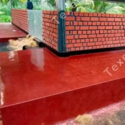 Red Colour Oxide Flooring